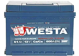 Автомобільний акумулятор WESTA 61 Ah / 600 A Premium R правий плюс (242x175x190) WPR610 - мініатюра 3