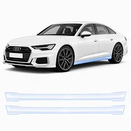Антигравійна захисна бронеплівка за лекалами для Audi A6 C9 2025- нижня зона кузова