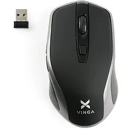 Мишка Vinga MSW-909 Silent black-grey