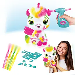 Набір для творчості Canal Toys DIY Airbrush Plush Єдиноріг неон (AIR024) - мініатюра 9