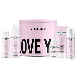 Набір по догляду за обличчям Mr. Scrubber 4D Hyaluronic Acid