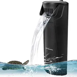 Внутрішній фільтр Repti-Zoo Aquatic Corner Filter (GLB07) для тераріумів із черепахами, рибами та амфібіями (200 л/год, до 38 літрів) - мініатюра 5