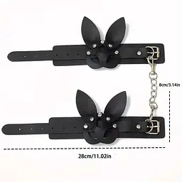 Наручники для ніжних ігор Playboy One size Чорний K000901 - мініатюра 6