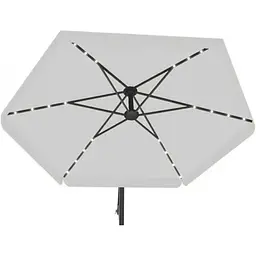 Садова парасоля GardenLine GAO1497 з LED підсвіткою Gray [144768] - мініатюра 4