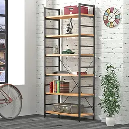 Стелаж офісний L-190 Loft Design (Дуб Крафт золотий)