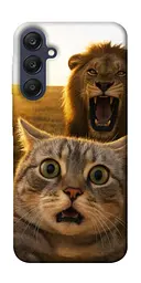 Чохол Demsky Shocked cat and lion для Samsung Galaxy A25 5G