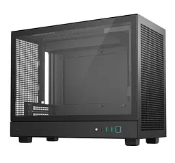 Корпус DeepCool CH160 PLUS Black без БЖ Mini Tower MicroATX / Mini ITX 1xType-C / 2xUSB 3.0 макс. CPU - 164 мм / GPU - 342 мм бічна панель із загартованого скла (R-CH160-BKNGM0-G) - мініатюра 3