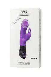 Вібратор-кролик Adrien Lastic Ares 19.8х см фіолетовий - мініатюра 2