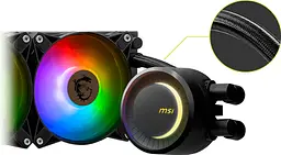 Система водяного охолодження MSI MAG CoreLiquid E240 Black [111496] - мініатюра 5