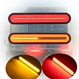 Задній ліхтар LED 12 / 24V поворотний стоп - страбоскоп 15x4,3 см 1 шт. G Wagon - мініатюра 5