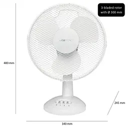 Вентилятор Clatronic VL 3602 White - мініатюра 3