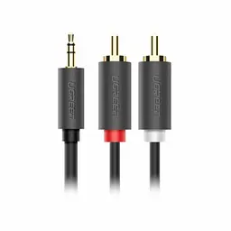 Аудио-кабель Ugreen AUX 3.5мм TRS - RCAx2 M/M 3.0м AV102 Чорний (10512)