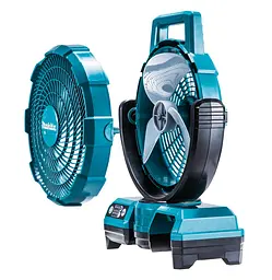 Вентилятор акумуляторний Makita DCF203Z (235 мм, 2-3.1 м/с, LXT, AC, без акумуляторів та зарядного пристрою) - мініатюра 4