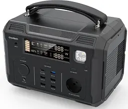 Зарядна станція Choetech BS004-EU-BK, 500W (BS004-EU-BK)