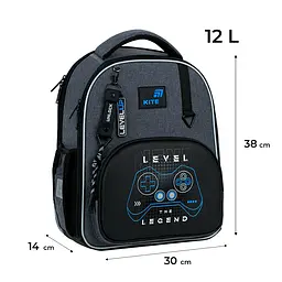 Рюкзак шкільний каркасний Kite Education Level UP (K26-556M-3) - мініатюра 20