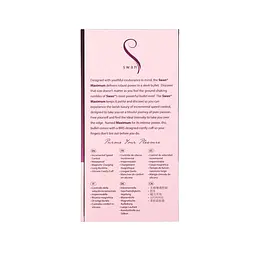 Віброкуля Swan Maximum + Comfy Cuff Pink, суперпотужна, різна інтенсивність, силіконова манжета - мініатюра 10