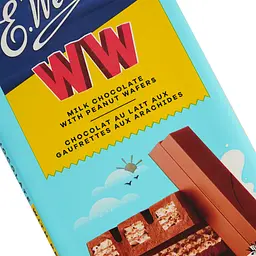 Шоколад E.Wedel молочний з арахісово-вафельною начинкою 245 г (924764) - мініатюра 3