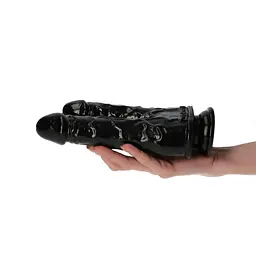 Подвійний фалоімітатор Toyz4lovers Romolo e Remo 7.5" 18.5 см (чорний) - мініатюра 14