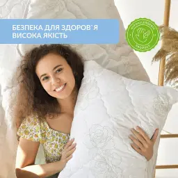 Подушка Ideia Air Dream Classic Троянди чохол на блискавці 40х60 см біла (8-11756*001) - мініатюра 10