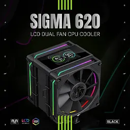 Кулер для процесора GameMax Sigma 620 Black (SIGMA 620 BK) - мініатюра 9
