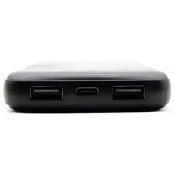 Батарея універсальна AWEI 10000mAh P20K, 12W, Black (6954284009744) - мініатюра 3