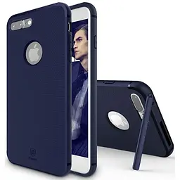 Чохол-накладка Baseus Hermit Bracket Case iPhone 7 Plus Dark Blue - мініатюра 5