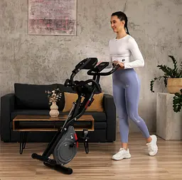 Велотренажер Hop-Sport HS-3030X Apeks X-Bike сірий - мініатюра 10