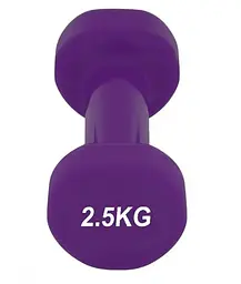 Гантель вінілова PowerPlay 4125 Achilles 2.5 кг Фіолетова 1 шт (PP_4125_2.5kg) - мініатюра 3