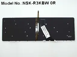 Клавіатура для ACER Aspire M5-581, M5-581G, M5-581T (RU Black без рамки з підсвічуванням). - мініатюра 2