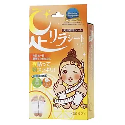 Детокс-пластирі Megumi Foot Relax Sheet Grapefruit для ніг (грейпфрут) 30 шт