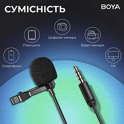 Мікрофон Boya BY-M1 Pro II Black (BY-M1 Pro II) - мініатюра 14