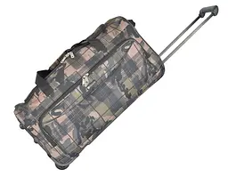 Дорожня сумка на колесах маленька S Worldline Airtex 891/camouflage поліестер Різнокольоровий