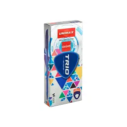 Ручка кулькова Unimax Trio, синя (UX-104-02) - мініатюра 3