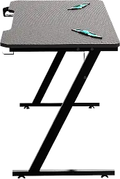 Геймерський комп'ютерний стіл GT Racer T-1213, 120x60x73 Black (T-1213 (120x60x73) Black) - мініатюра 10