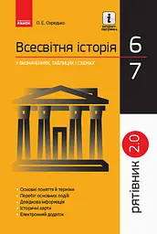 Всесвітня історія у визначеннях, таблицях і схемах. 6-7 класи. Рятівник 2.0