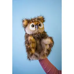 М'яка іграшка на руку Hansa Сова серія Puppet 34 см (7159) - мініатюра 4
