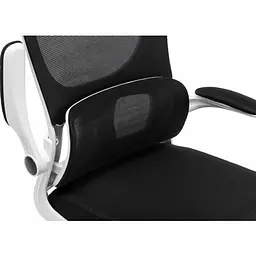 Офісне крісло GT Racer X-5728 White/Black [125605] - мініатюра 3