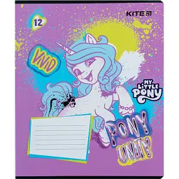 Зошит Kite My Little Pony 12 аркушів, лінія (LP24-234) - мініатюра 8