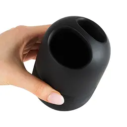 Підставка для зубних щіток МВМ My Home Boston, чорний (BA-03 BLACK) - мініатюра 2
