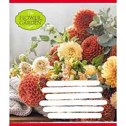 Зошит для школярів "The Flower Garden" 024-590552K-4 у клітинку 24 аркуші