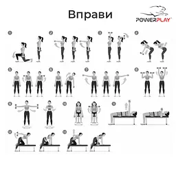 Набір гантелі в кейсі (2 шт.*1кг. 2 шт.*1.5кг. 2 шт.*2кг.) PowerPlay 9 кг fit0011683 - мініатюра 6