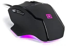 Миша REAL-EL RM-555, чорний, USB, оптична, 800/1200/1600/2400 dpi, 6 кнопок, 1,8 м, вбудоване підсвічування (RM-555)