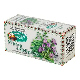 Чай Карпатський чай М'ята та Чебрець 27 г (20 шт. х 1.35 г) (772206) - мініатюра 4