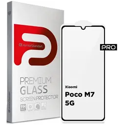 Скло захисне Armorstandart Pro Xiaomi Poco M7 5G Black (ARM85175)