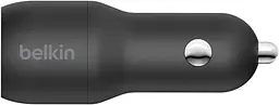 Автомобільний зарядний пристрій Belkin Boost Up Charge Dual USB-A Car Charger 24W (CCB001BTBK)