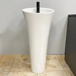 Умивальник VBI Andora white підлоговий VBI-019011, Білий - мініатюра 4