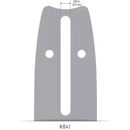 Шина для ланцюгової пили Oregon 0.325'', 1.3 мм 16''/40 см (160MLBK041) - мініатюра 3