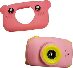 Фотоапарат дитячий ведмедик Teddy GM-24 дитяча фотокамера Pink (vi028) - мініатюра 3