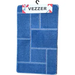 Набір килимків для ванної Vezzer Standart 60x100 та 60x50 см синьо-сірий (VZS6041) - мініатюра 2