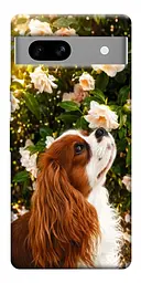 TPU чохол Demsky Flower spaniel для Google Pixel 7a